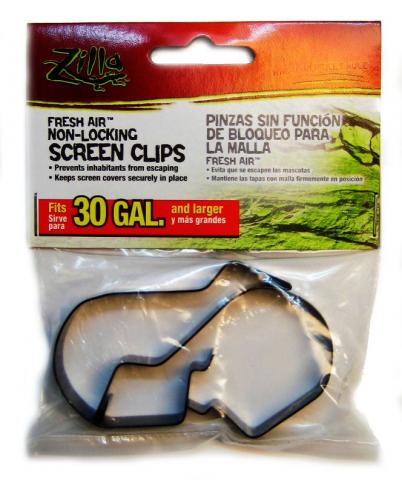 Zilla Non Locking Screen Clips 30 Gallon & Larger