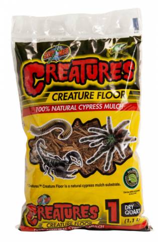 Zoo Med Creature Floor Cypress Mulch 1 quart
