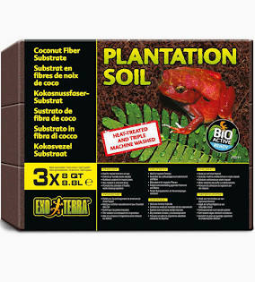 Exo Terra Plantation Soil Substrate Brick 3 pack