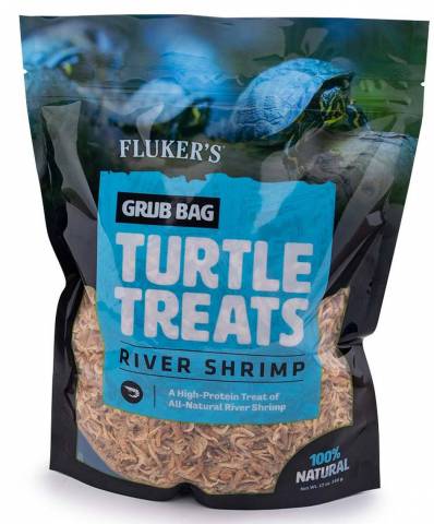 Flukers Grub Bag Turtle Treats River Shrimp 6oz