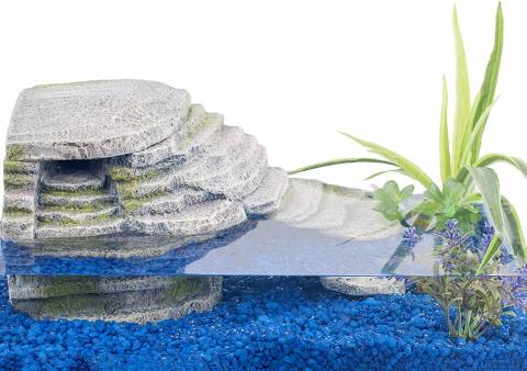 Penn Plax Crystal Falls Vivarium Tiered Water Filtration System