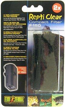 Exo Terra Repti Clear 150 Replacement Foam 2 pack