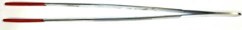 18" Stainless Steel Tweezers w/rubber tips