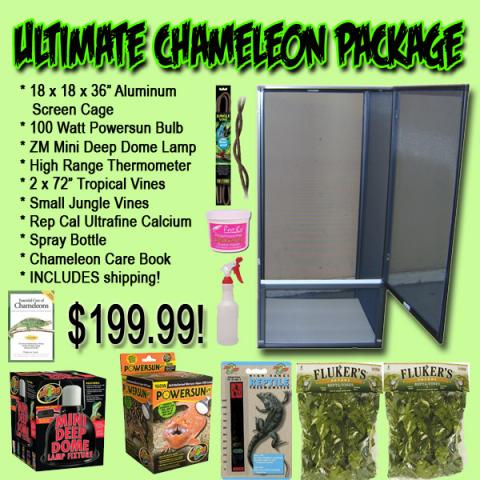 Ultimate Chameleon Screen Cage Package