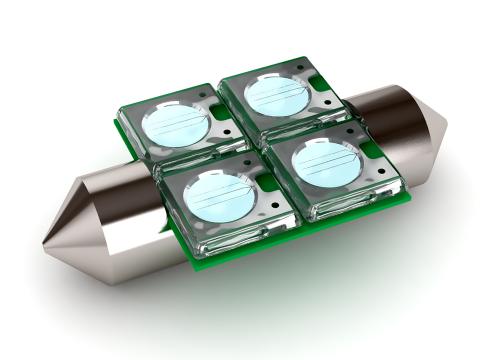 Bio Bubble LED Light Cap Bulb Replacement Blue/White