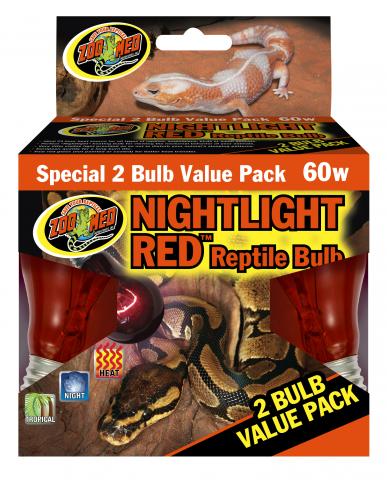 Zoo Med 60 watt red bulb 2 pack