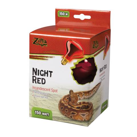 Zilla Incandescent Night Red Spot Bulb 150 watts