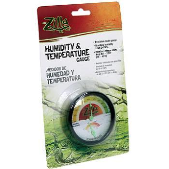 Zilla Analog Temperature and Humidity Gauge