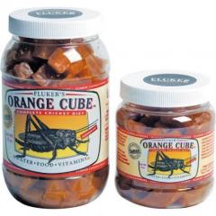 Flukers Orange Cube Complete Cricket Diet- 6oz