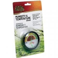 Zilla Analog Temperature and Humidity Gauge
